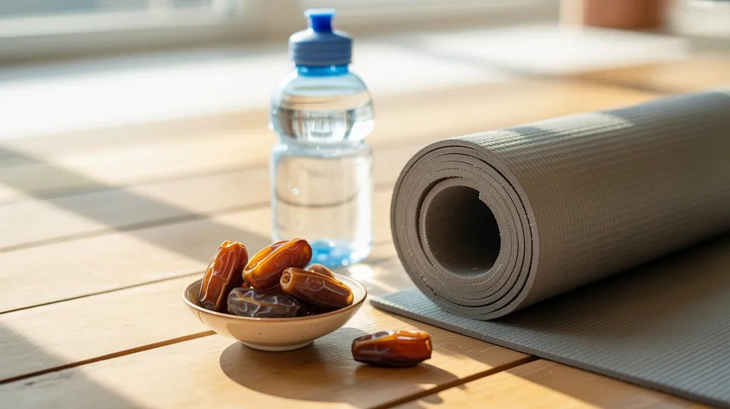 Dates as a quick natural sugar boost before hot yoga.
