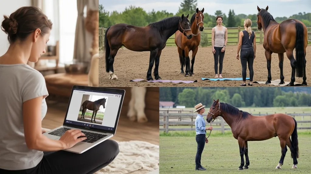 Horse yoga training through online courses, workshops, retreats, and certification programs.