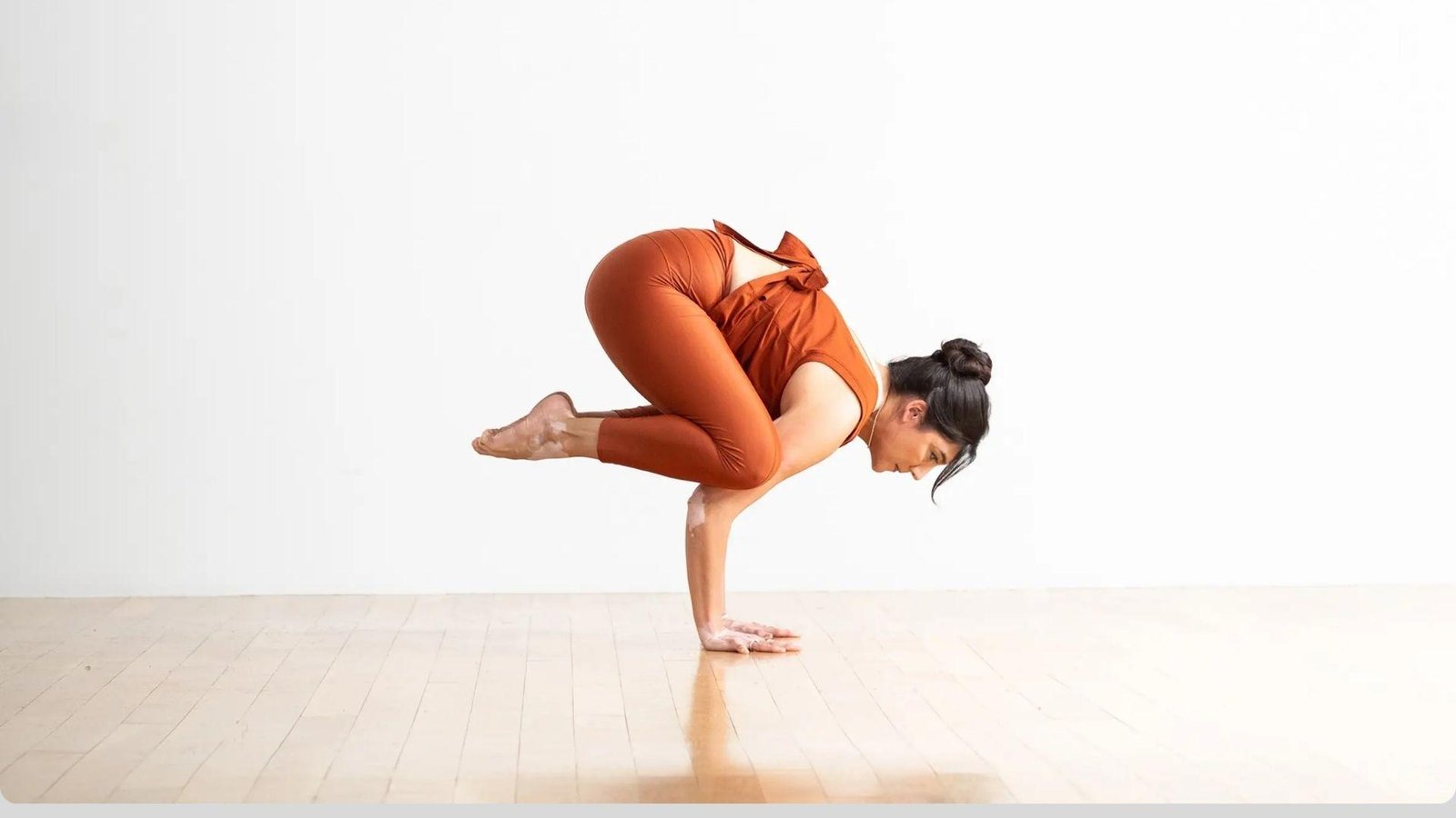 Crow Pose Prep (Kakasana Beginner Entry) is one of the Beneficial Hatha Yoga Poses